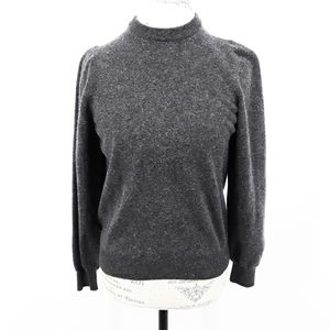 Zara 80% Wool Grey Sweater Made in Italy Medium
